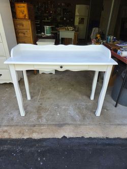 Refinished 1-Drawer Console/ Writing Desk