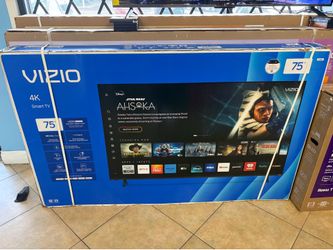 VIZIO 75” Class 4K UHD LED HDR Smart TV New Tv