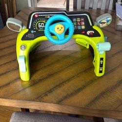 Fisher-Price Baby & Toddler Learning Toy Laugh & Learn Sit & Steer Driver Car Activity Center with Smart Stages  (6m -3y)