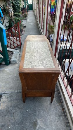 Mid century buffet table solid wood 50s style