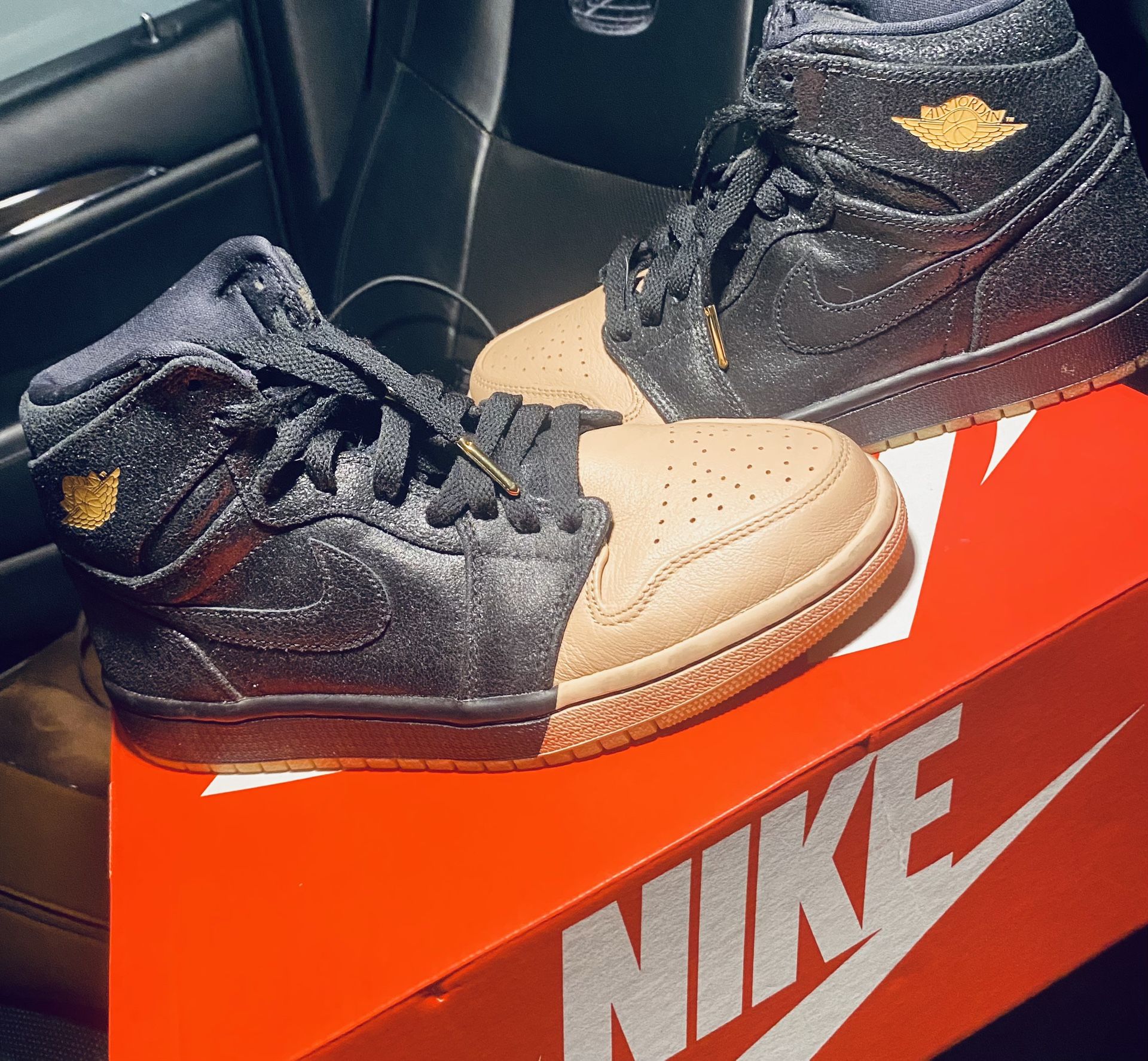 Jordan 1 Retro Dip Toe Black (High Top Women’s)