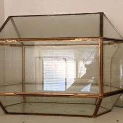 Glass decor case
