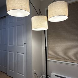 Three light Arc floor lamp