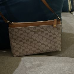 Karl Lagerfeld Crossbody Bag (Beige and Light Brown)