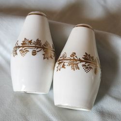 Coal Port Recital Bone China Salt And Pepper Shakers