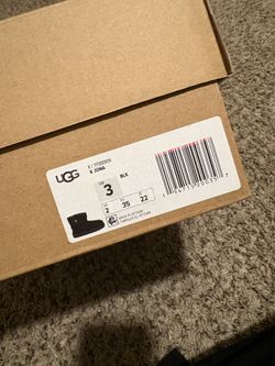 Girls Uggs Black Boots Size 3