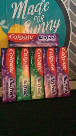 6-Colgate Maxfresh all for $13