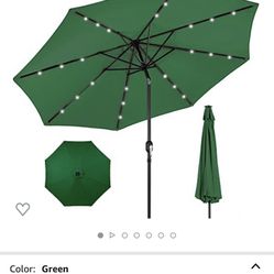 Umbrella, Patio, Outdoor, Green ($40Without Base)