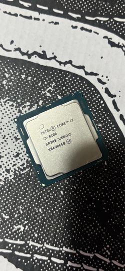 Intel core i3 8100 3.60 ghz