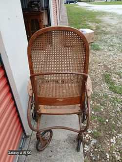 Antique wheelchair