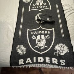 Raiders Hoodie Poncho/Sarape