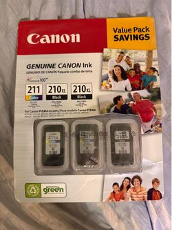 Canon 210XL black ink cartridges (x2)