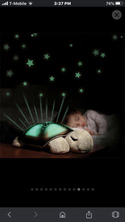 Cloud b turtle night light