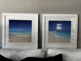 Beach Photography Pair (27.5" x 27.5")