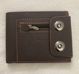 Mens Leather Foldable Pocket Wallet