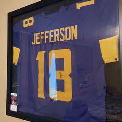 Autographed Justin Jefferson Jersey