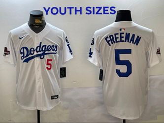 YOUTH LOS ANGELES DODGERS STITCHED BASEBALL JERSEY