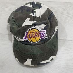 LA Lakers Camo Bucket Hat
