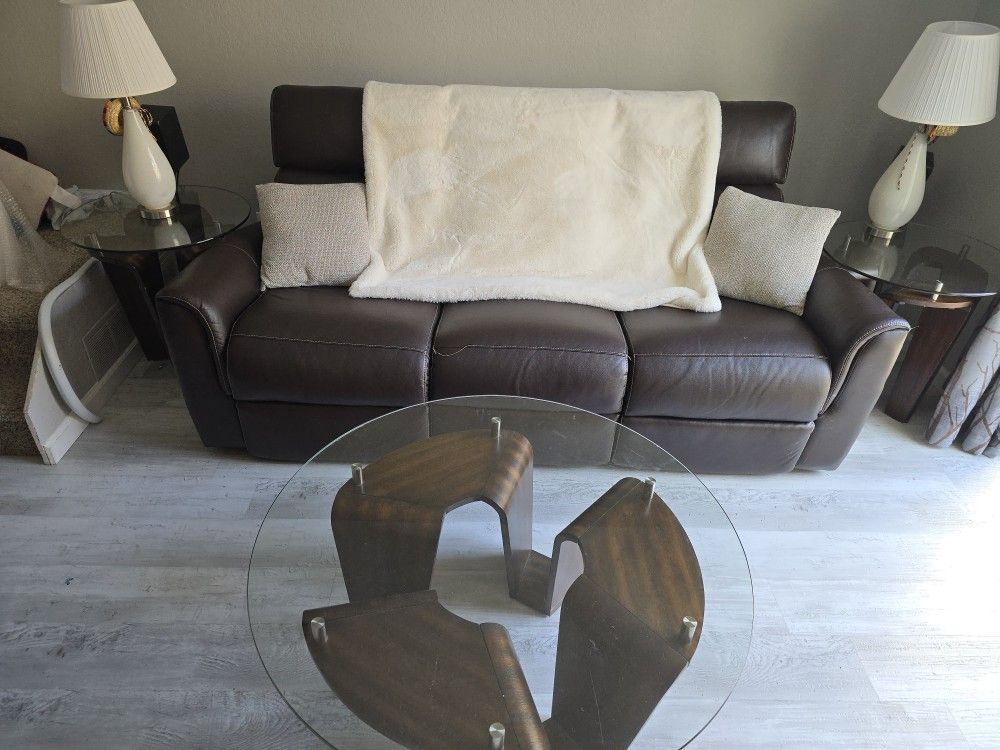 Havertys Living room Glass Tables and Lamps