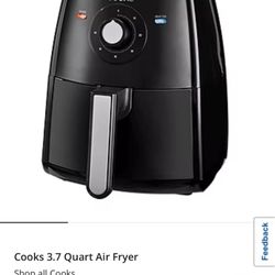 Cooks 3.7 Quart Air Fryer