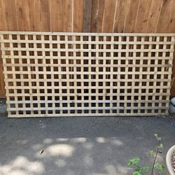 4' X 8' X 1.5" Western Red Cedar Lattice 