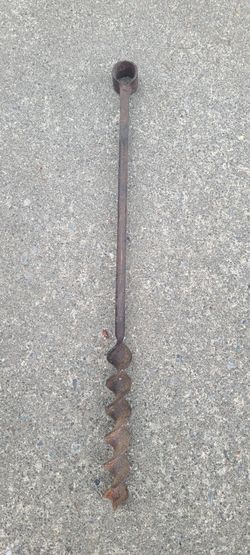 Vintage 24" Tall Beam Auger
