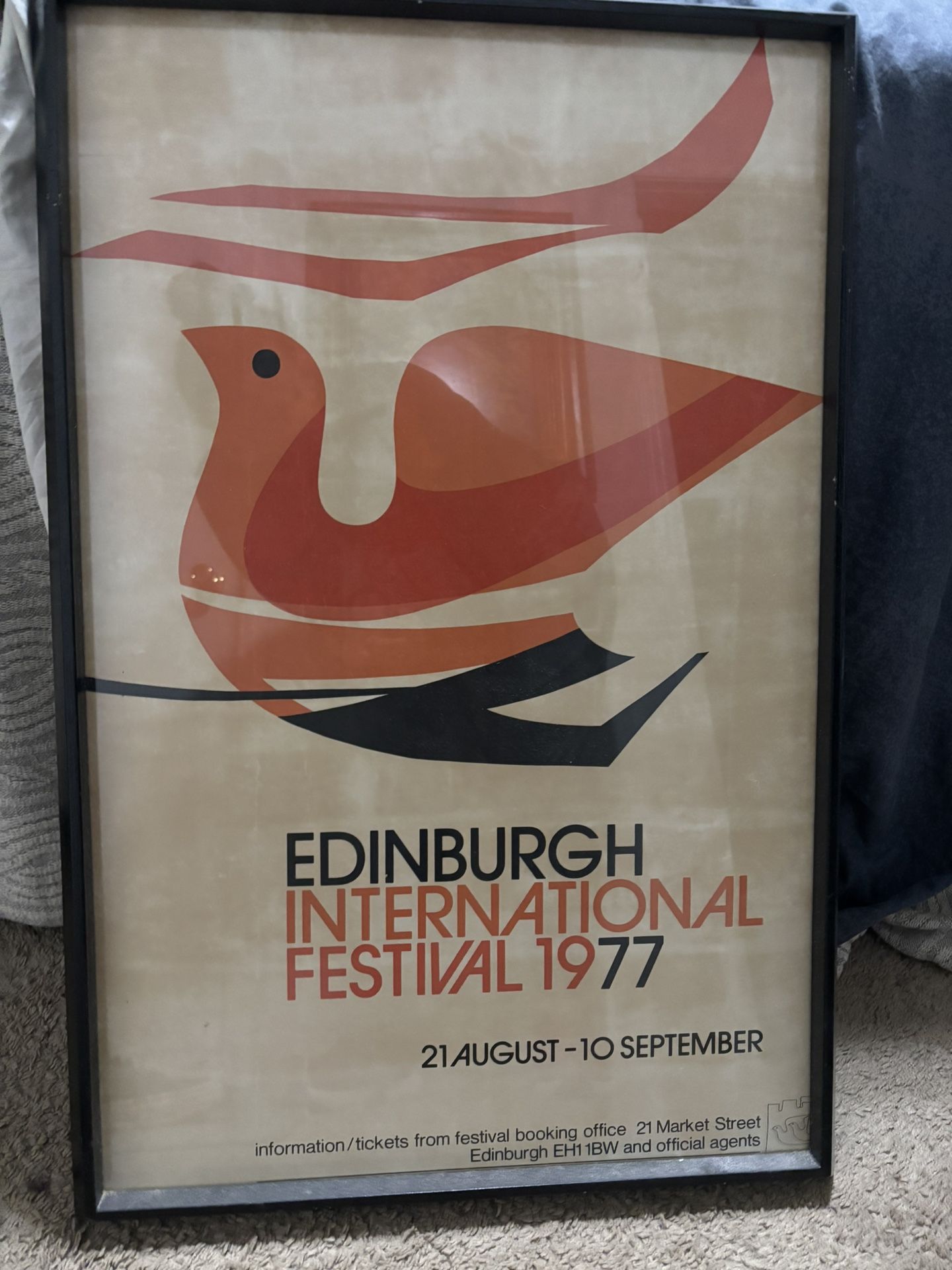 Original Edinburgh International Festival Poster