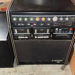 JVC K-99 Double Cassette & 8Track Stereo Karaoke