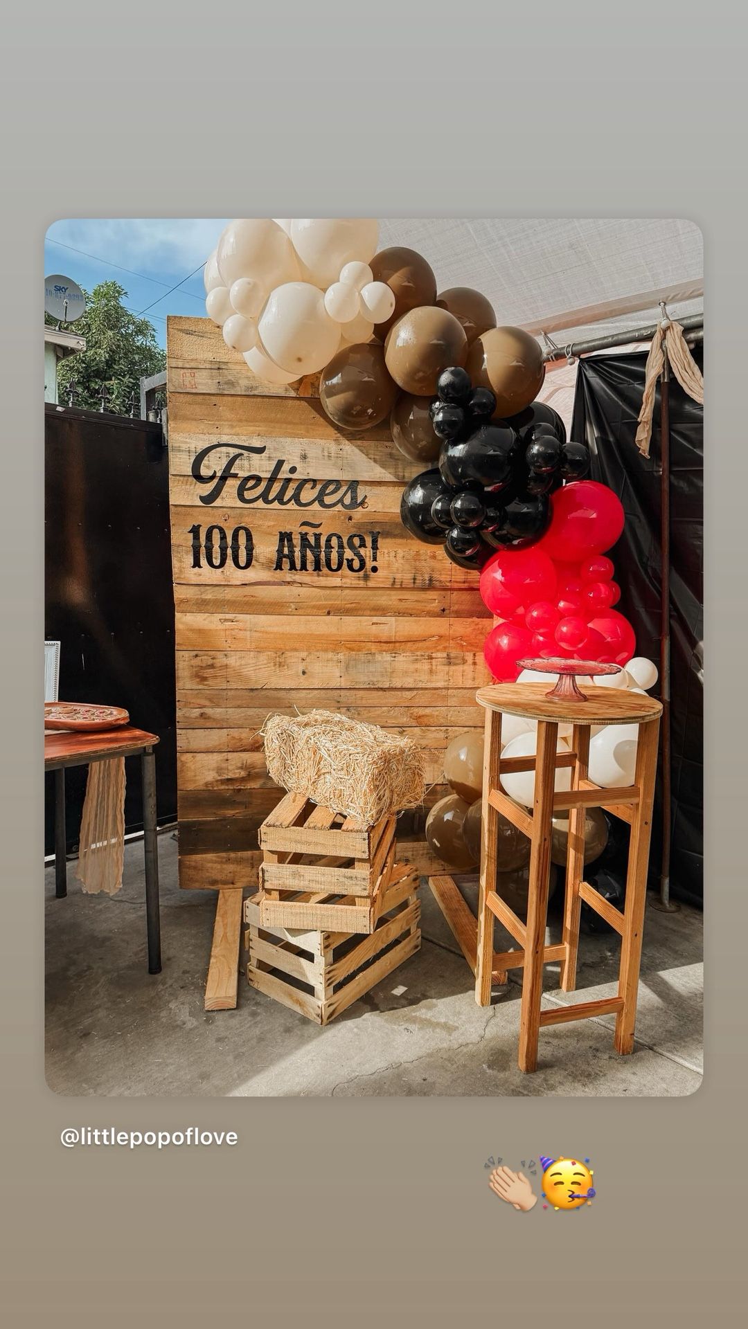 Cowboy Balloon Garland