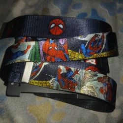 2 SpiderMan Belts