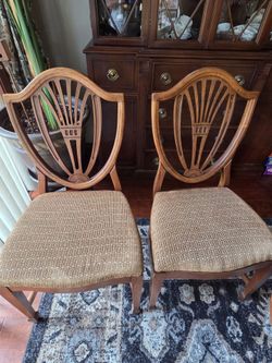 Pair of Shield Back Dining Chairs
