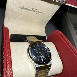 Ferragamo Sapphire Chrono Chronograph Watch ( Brand New Condition)