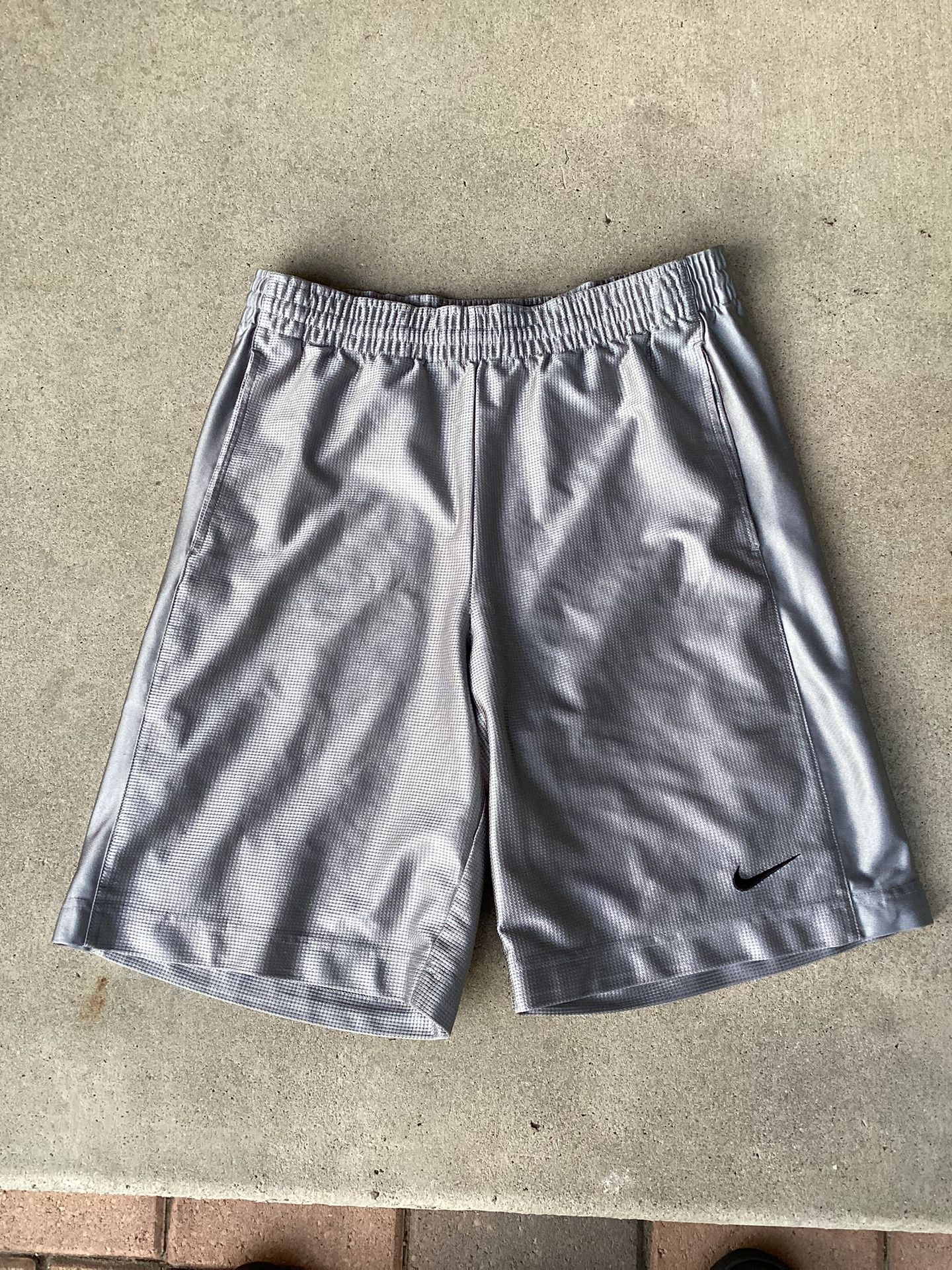 Nike Basketball Short Sz Small Men Gray Silver - Basket Shorts Hombre Talla Pequeño