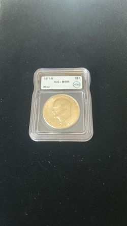 1971-S Silver Eisenhower Dollar ICG MS66 - High Grade 40% Silver