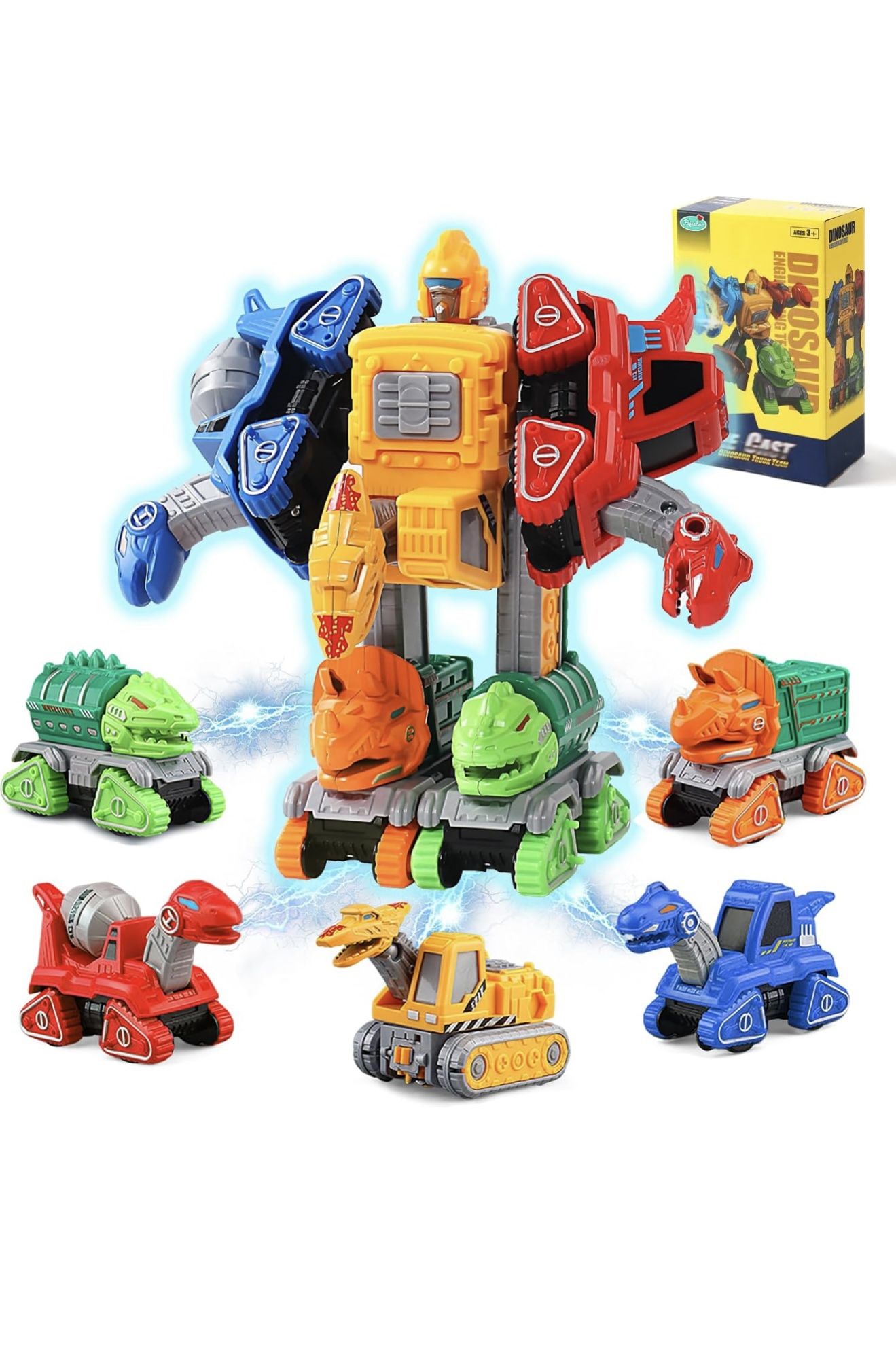 New! Dinosaur Transforming Toys for 3-6 Years Old Boys