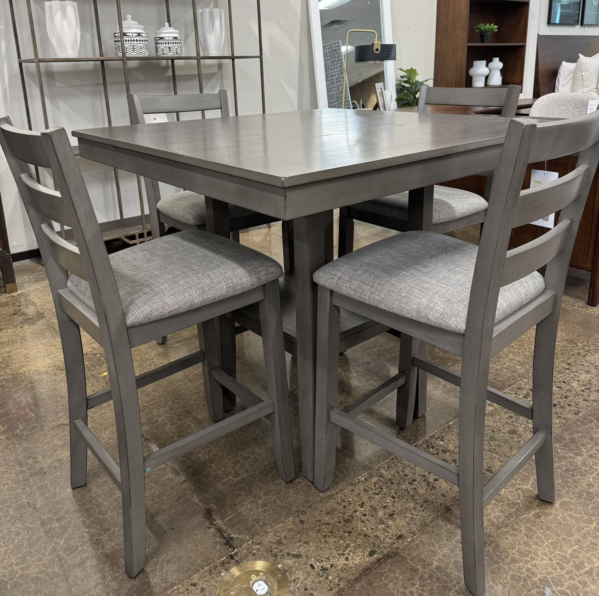 1 Table 4 Chair Set For Sale
