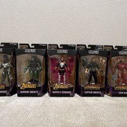Marvel Legends Infinity War Thanos Build A Figure Wave Lot (Open Box)