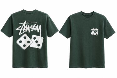 Stussy Dice Pigment Dyed Tee ‘Green’