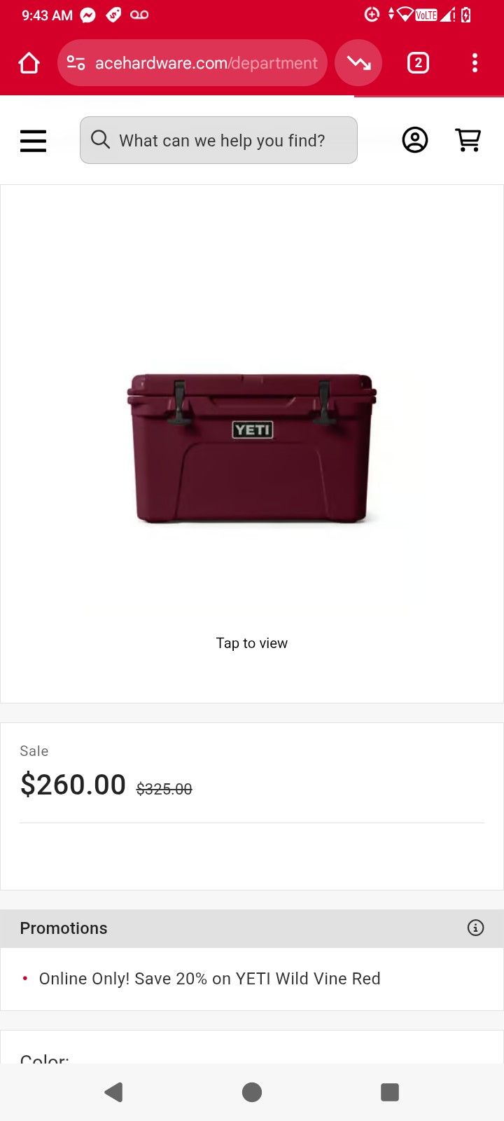 Yeti 35 Cooler
