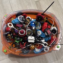 Huge Beyblade lot with stadium