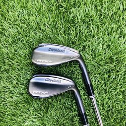 Cleveland RTX-4 Black Satin Gap Wedge 52.10 and 56.10 Sand Wedge