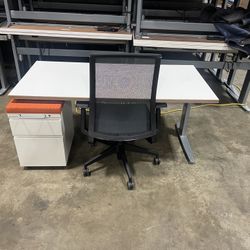 Standing Desk! 60x30 Electric Height Adjustable Table! We Have Haworth Very Desk Chairs too!