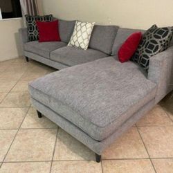 Beautiful Grey Sectional Couch From Living Spaces 