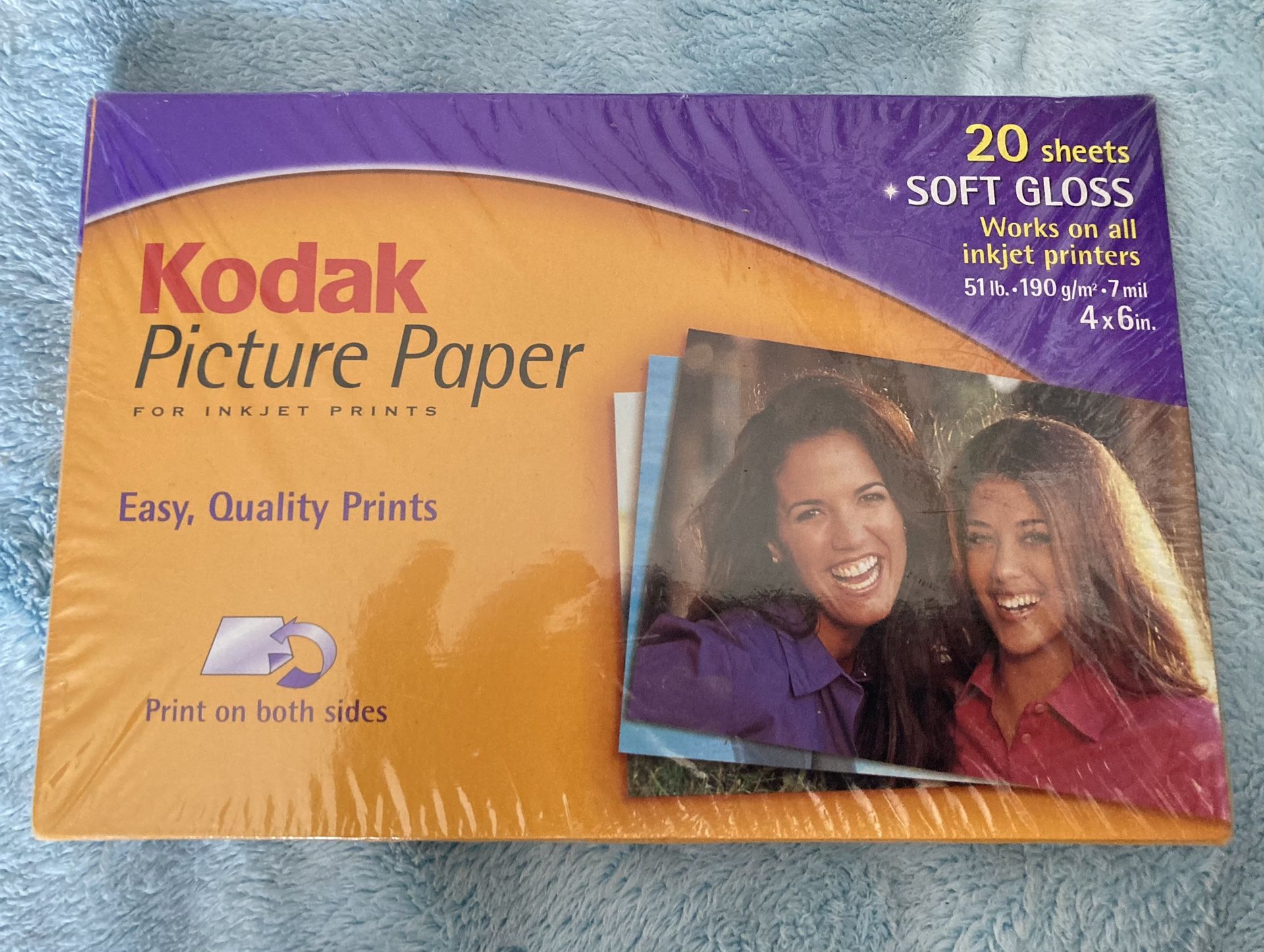 KODAK PICTURE PAPER (20 SHEETS) 4” x 6” SOFT GLOSS NEW
