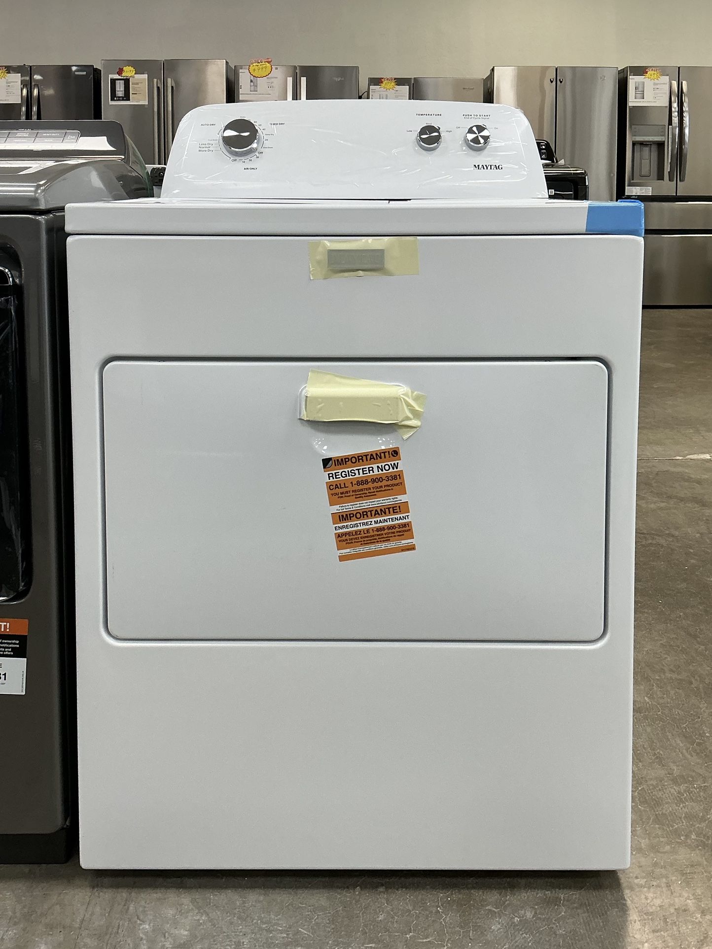 Maytag 7.0 cu. ft. Vented Electric Dryer in White