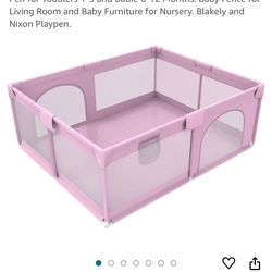 Pink Big Playpen 