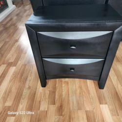 Black night stand