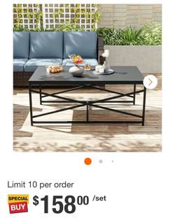 Coffee patio table