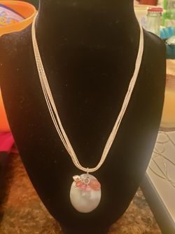 Silver necklace. Make a great gift