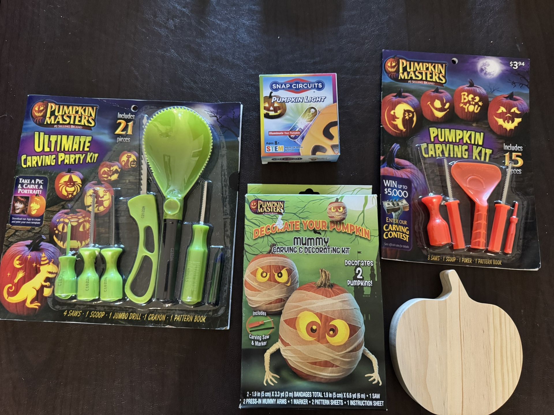 Bundle of new pumpkin decorating items